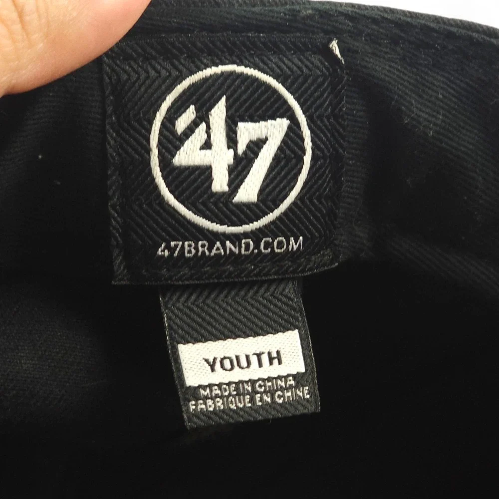 Brand MIT Engineers Youth Adjustable 47 Hat Black Red Strapback Baseball Cap